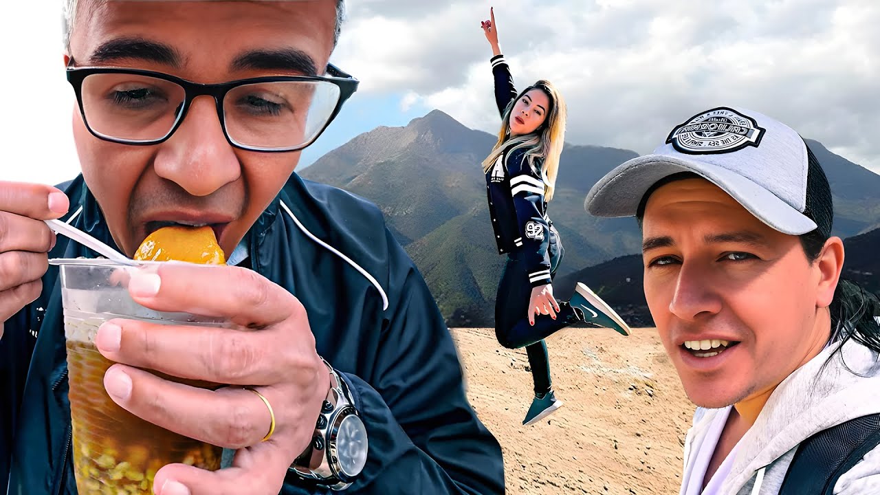 Probando por primera vez el MOTE CON HUESILLO.  🇨🇱🚗 Olmué, Chile. ||  Ticos en Chile 11.