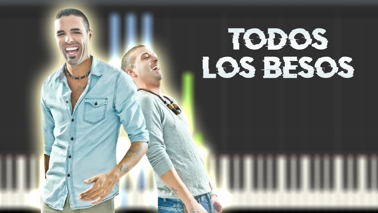 LOS REBUJITOS - TODOS LOS BESOS | Instrumental Piano Tutorial / Partitura / Karaoke / MIDI