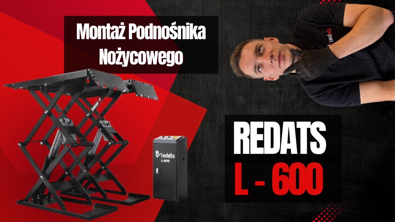 Jak zamontować podnośnik REDATS L-600?