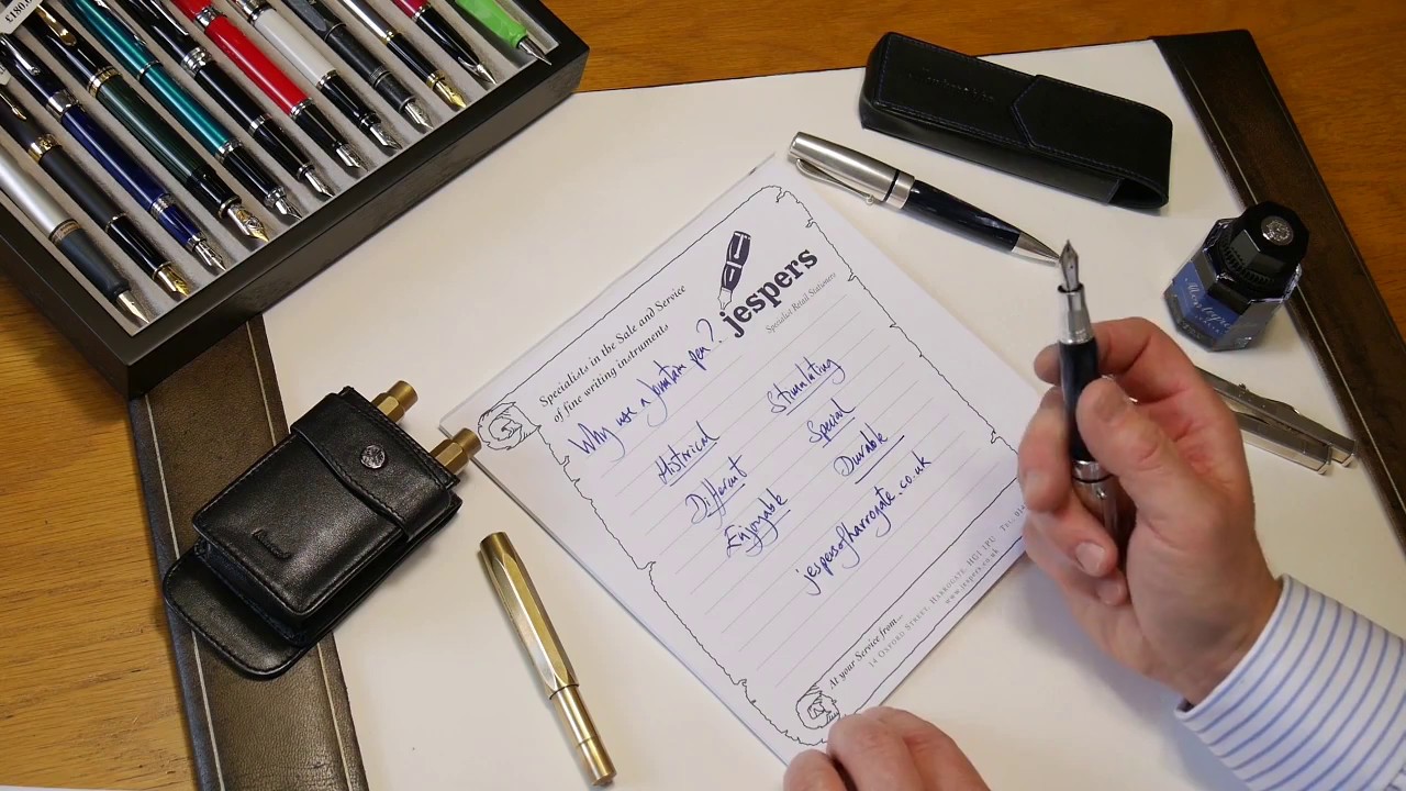 Why use a fountain pen? Top six reasons