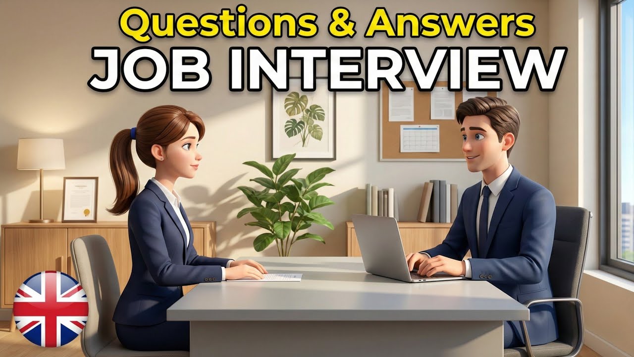 Job Interview in English  🎯 English Conversation Practice | Job interview questions and answers