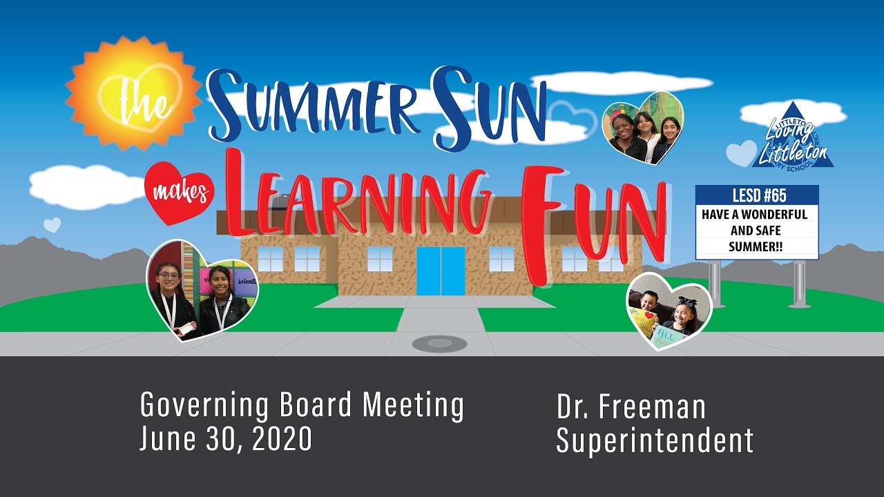 Littleton Elementary School District Board Meeting 6/30/2020