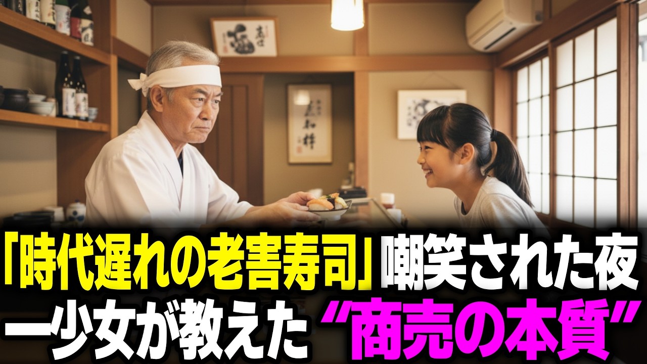 「時代遅れの老害寿司」嘲笑された夜――少女が教えた“商売の本質”