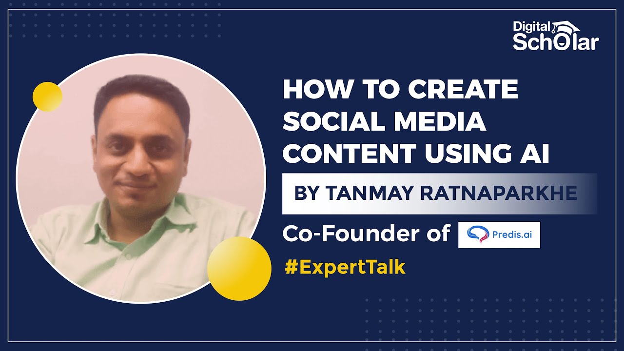 How To Create Social Media Content Using AI? | By Tanmay Ratnaparkhe | Predis.ai Tutorial
