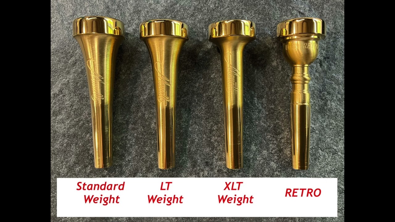 Four Monette Unity Mouthpieces in Four Different Weights