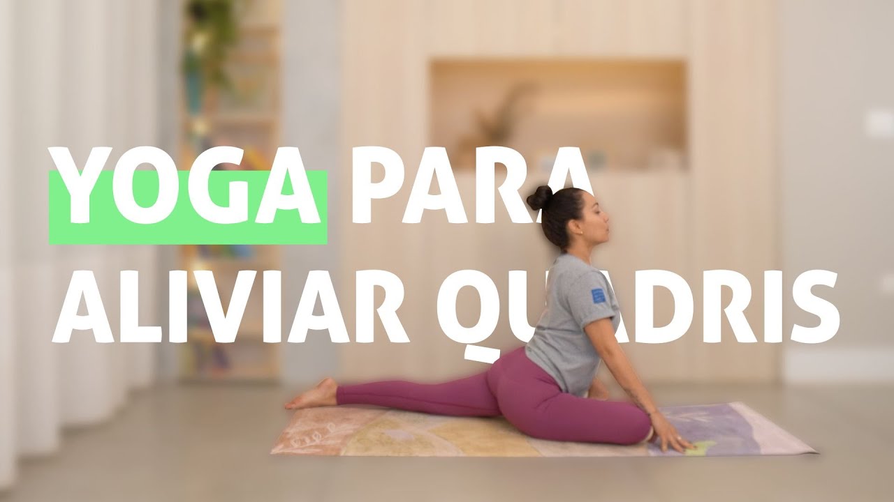 Yoga para alongar e fortalecer os quadris + relaxamento | 30 Min- Pri Leite
