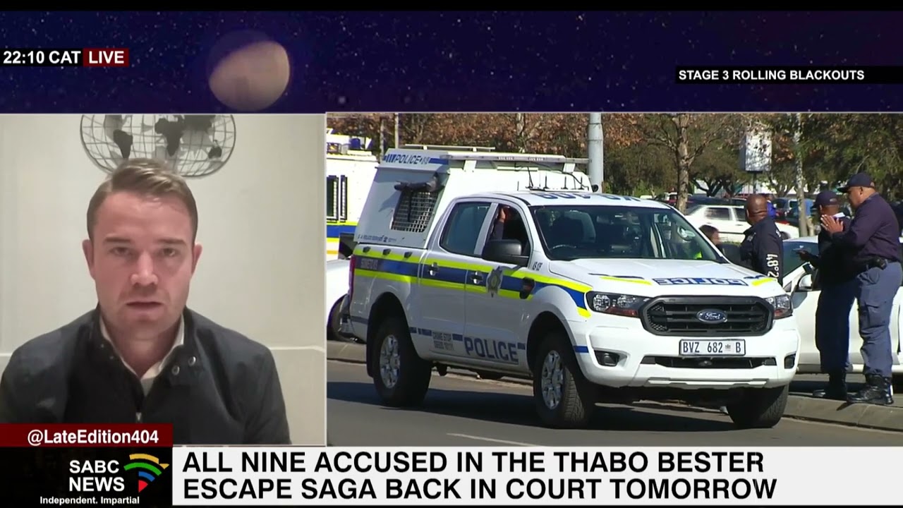 Thabo Bester I All 9 accused in the escape saga expected at Bloemfontein Magistrate's Court