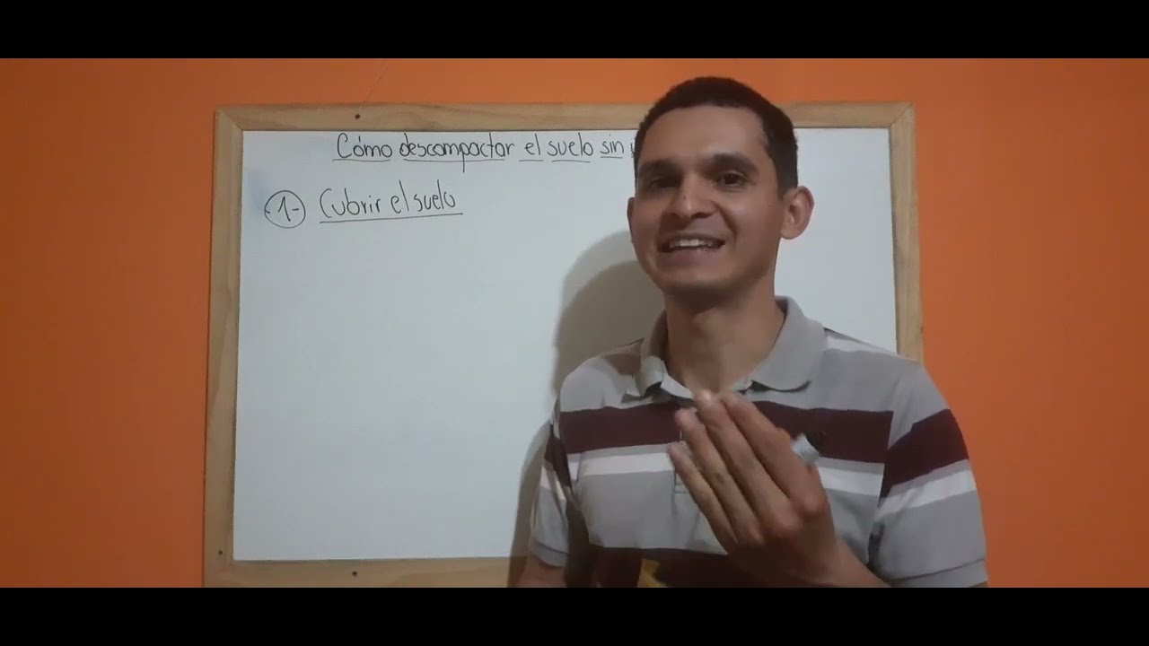022. Cómo descompactar (ablandar), el suelo sin usar subsolador