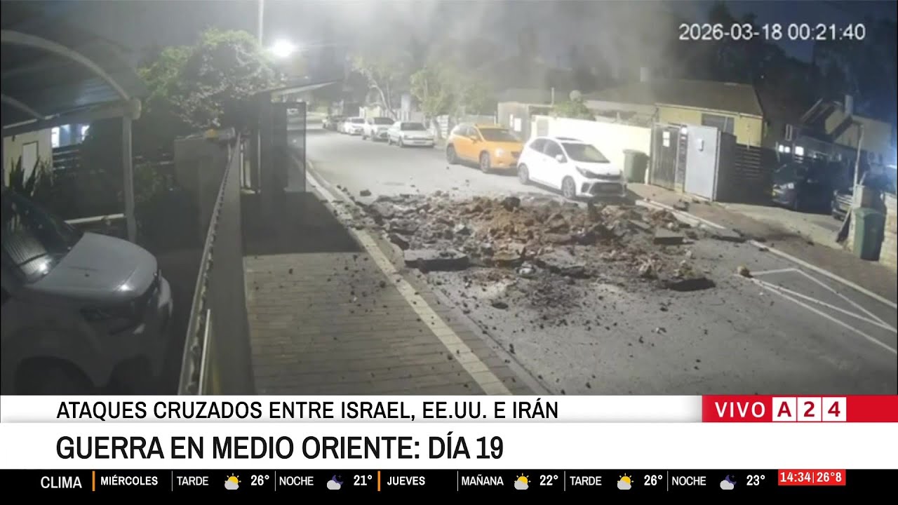 🔴 ATAQUES CRUZADOS ENTRE ISRAEL E IRÁN: UN TURISTA FILMÓ TRAS ATAQUE EN BEIRUT