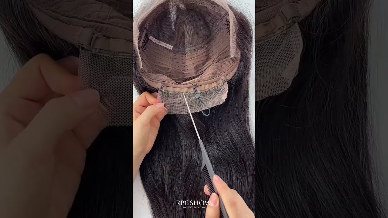 No more slippage, find your perfect fit | 13*6 Lace Front Wig with Elastic Drawstring | RPGSHOW