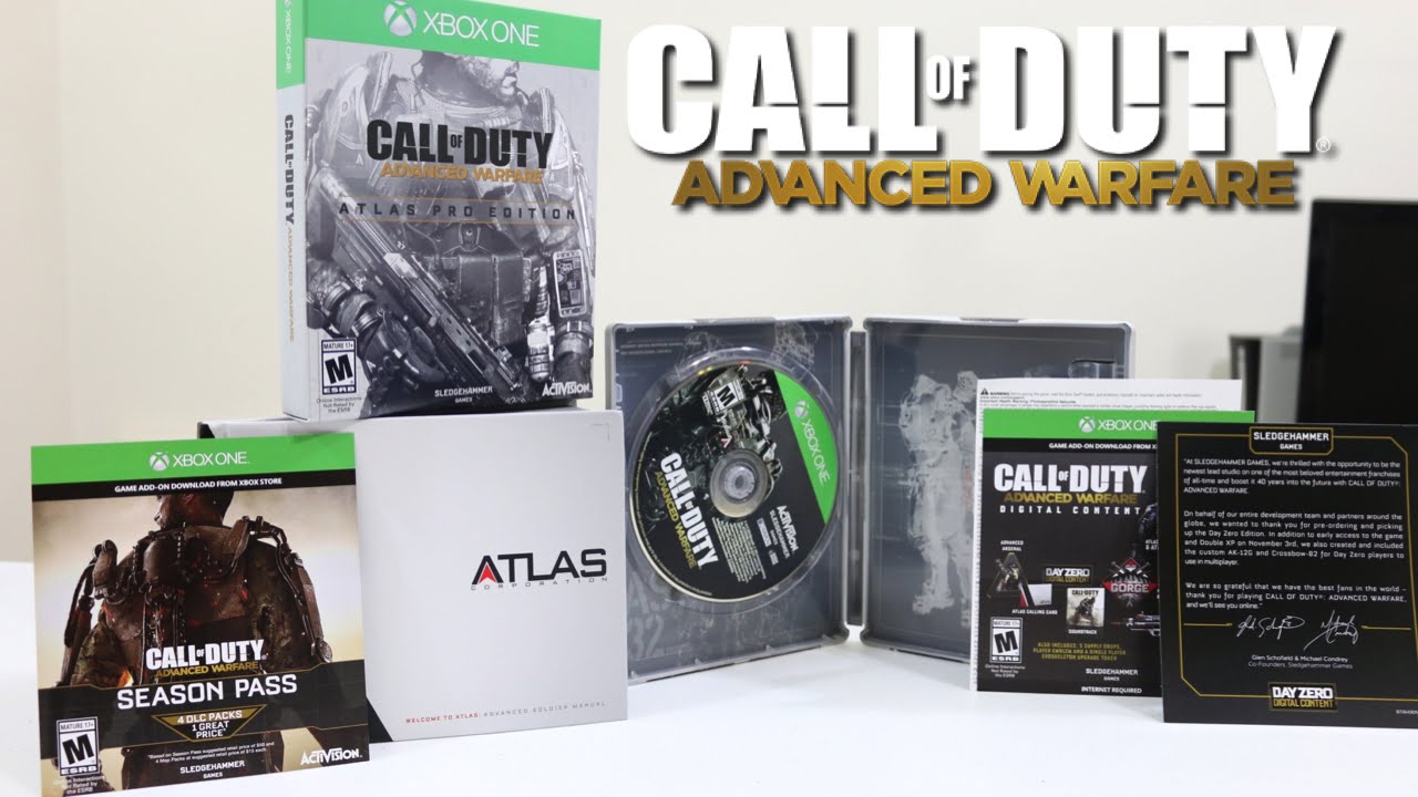 Call of Duty Advanced Warfare Atlas Pro Edition Unboxing & First Look! (Xbox One)