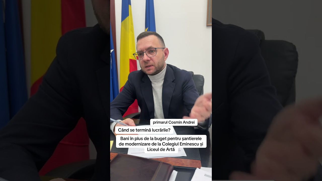 #Botosani #santierescoli #fondureuropene #PNRR #lucrarimodernizare 