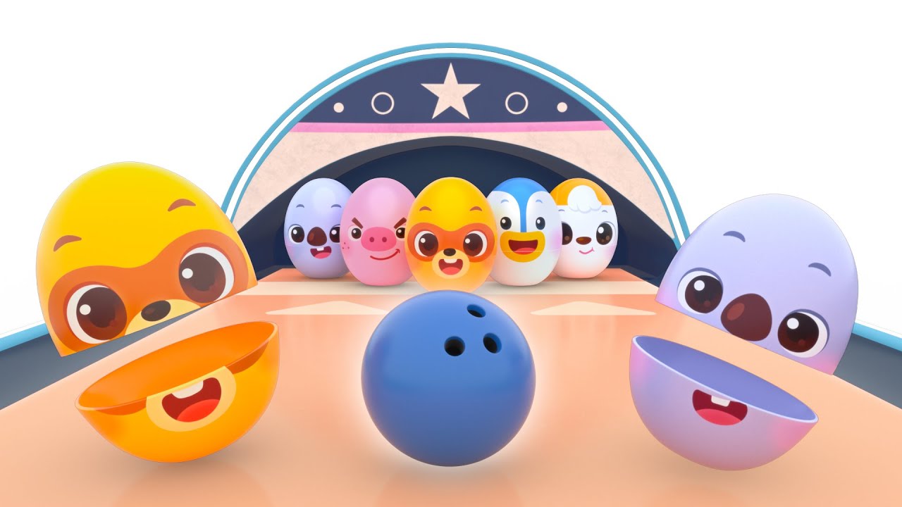 Learn Colors with Five Surprise Eggs 🥚❓ 3D | Kids Cartoon | Color Songs + Games | Lotty Friends