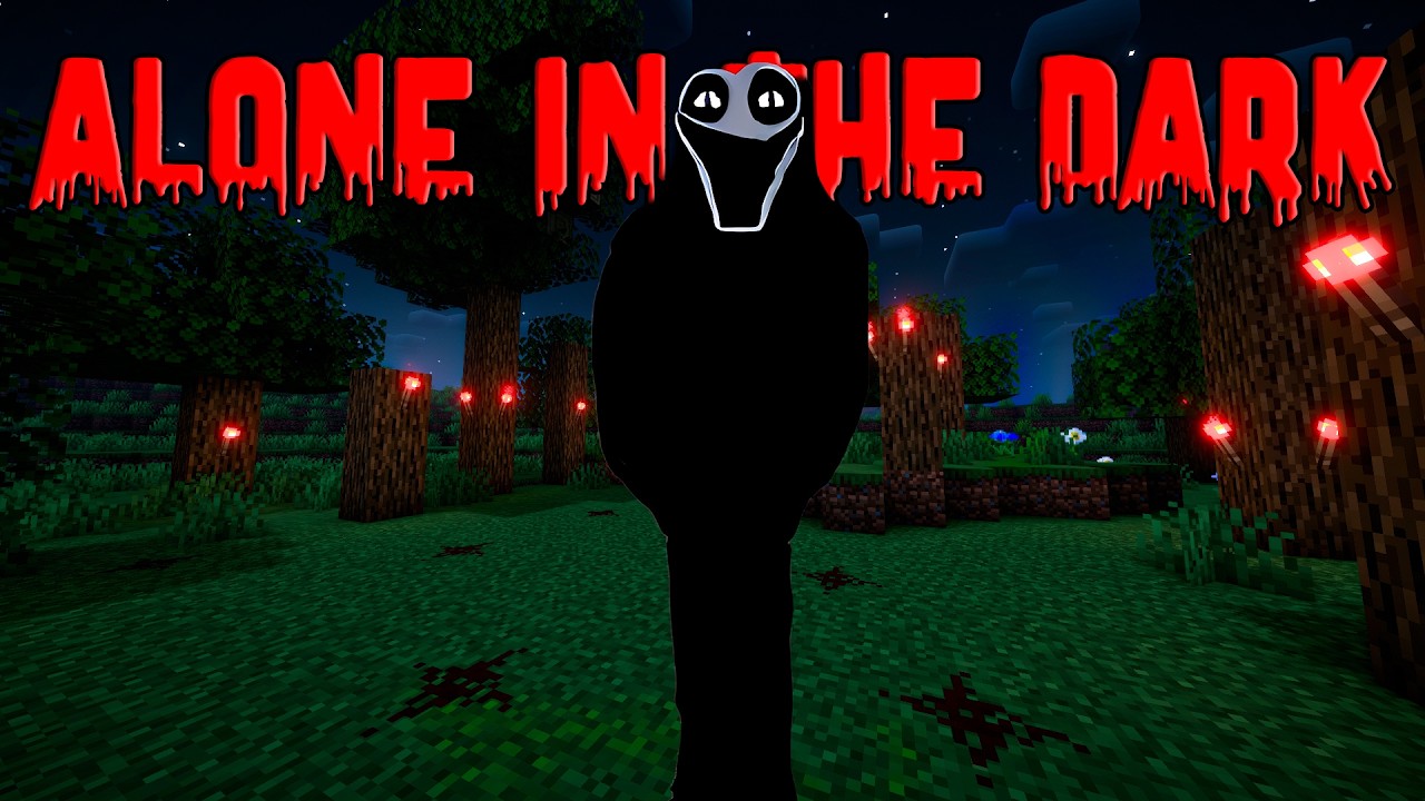 Alone in The Dark - o Mod que toca musiquinha assustadora - Minecraft Terror