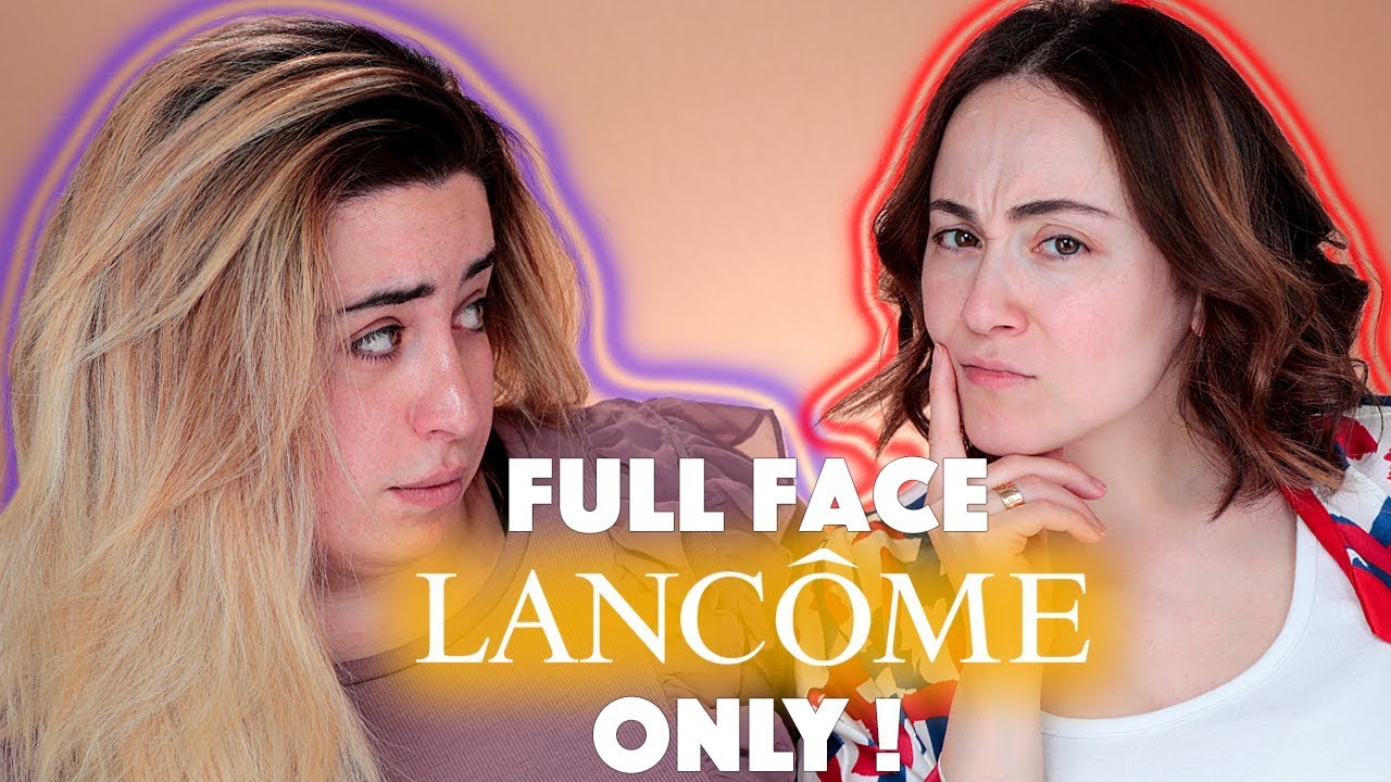 EINE Marke ZWEI Meinungen 🚨 FULL FACE MAKEUP USING ONLY LANCOME | One Brand only | Hatice Schmidt