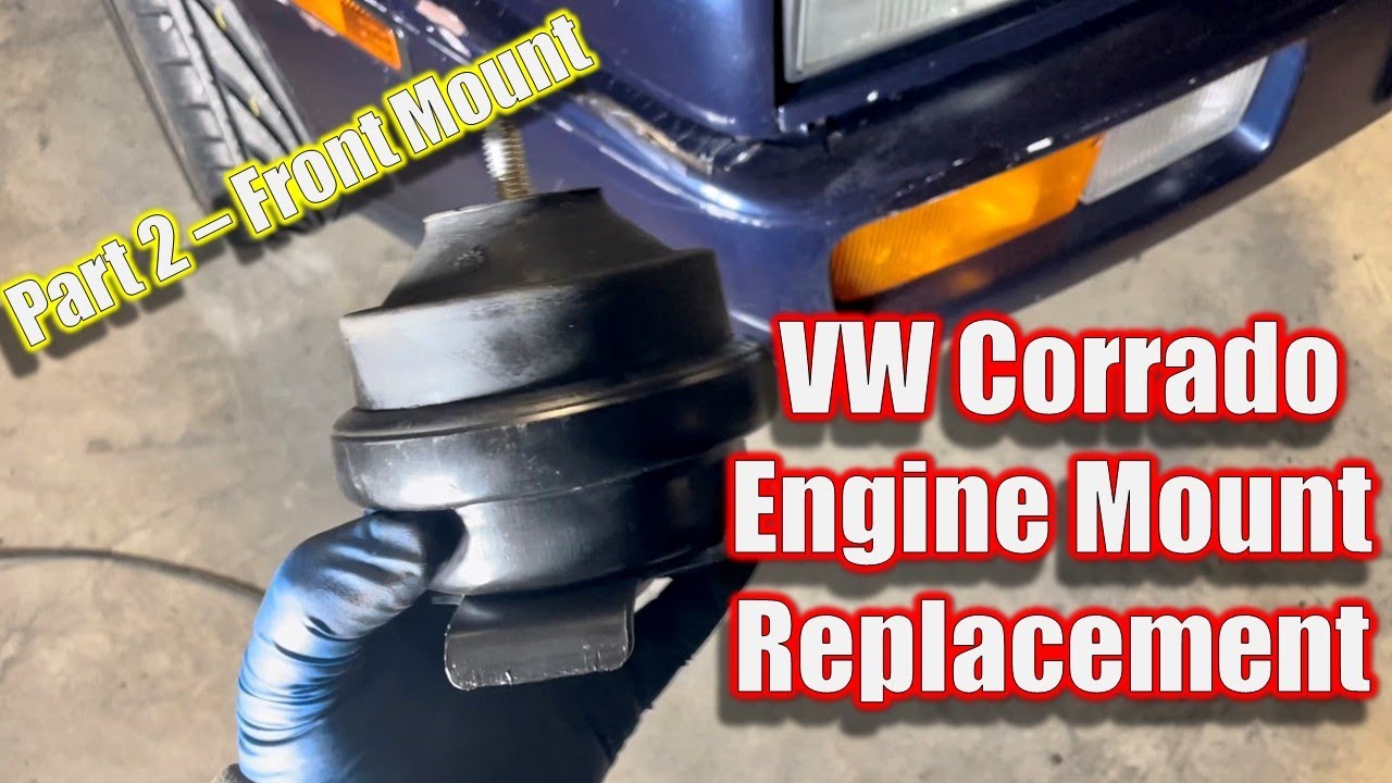 VW Corrado G60 Engine Mount Replacement - Part 2 - Front Mount