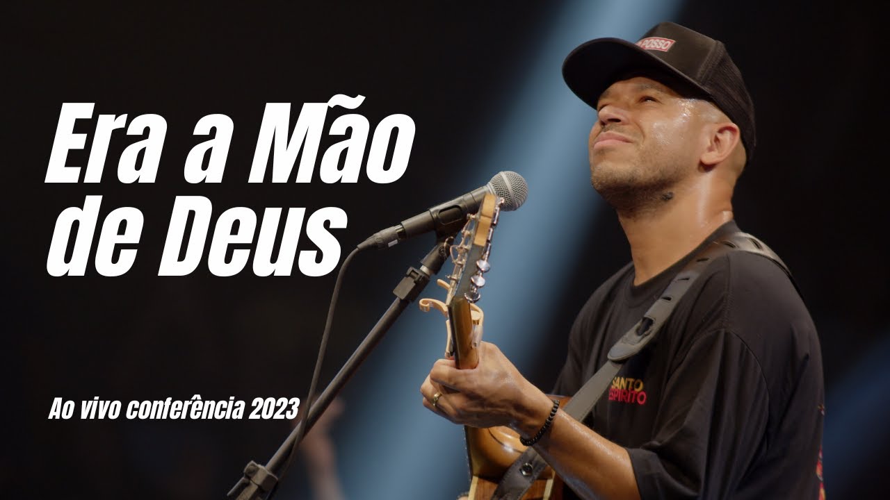 MINISTRAÇÃO AO VIVO NA CONFERENCIA - ERA A MAO DE DEUS  -  LEANDRO SOARES