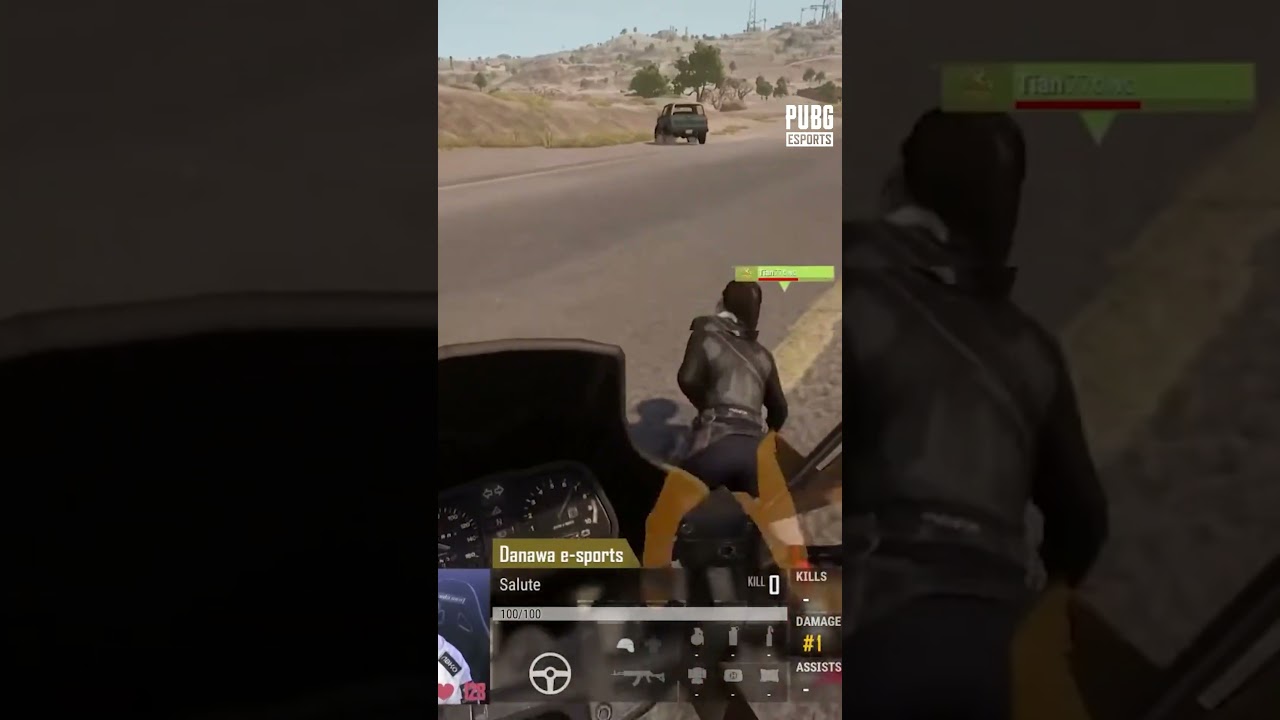 🏍️💨💨Tianba gets deleted by Salute on the motorbike!