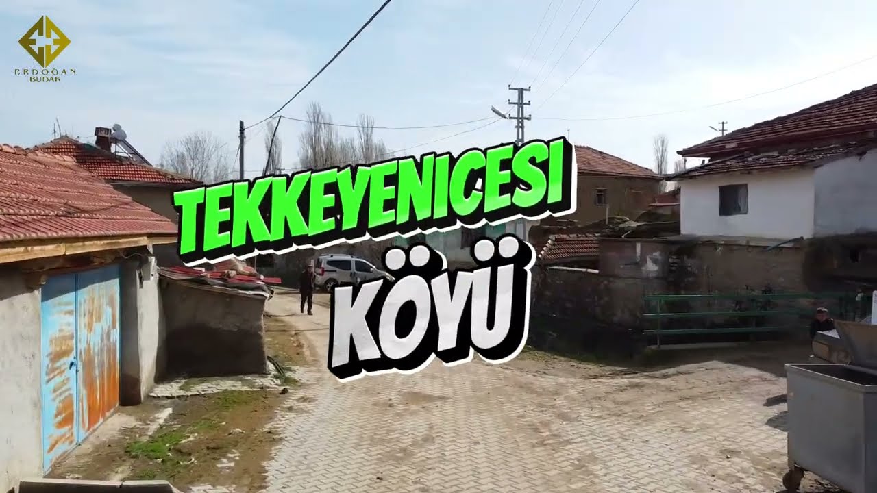 Tekkeyenicesi köyü havadan görüntüler