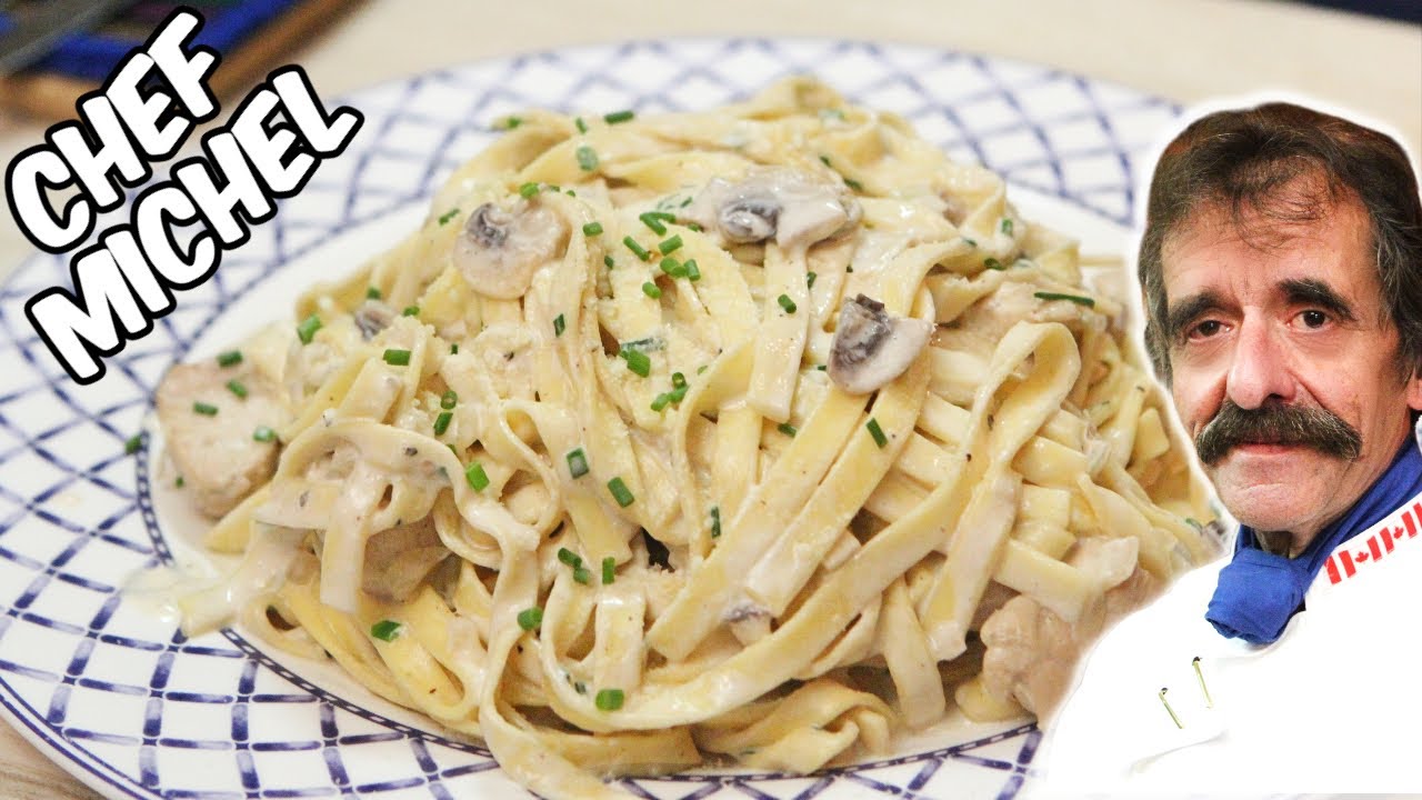 Fettuccine alfredo au poulet