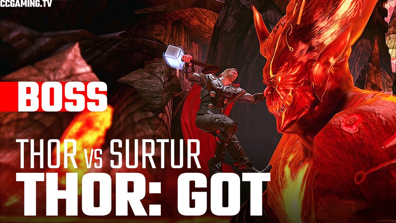 THOR vs SURTUR ● Thor: God of Thunder | Boss Gameplay [4K Ultra HD]