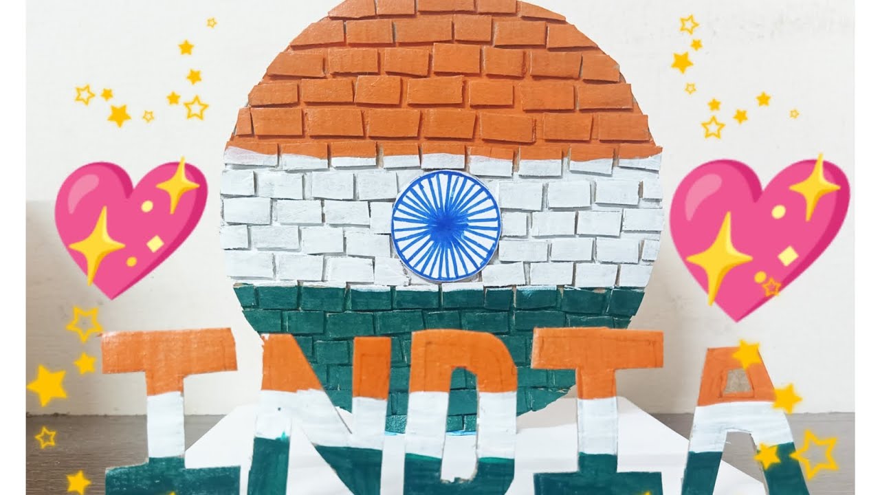 DIY//Awesome Republic day craft idea//💖🇮🇳💖🇮🇳💖🇮🇳💖Happy Republic Day💖