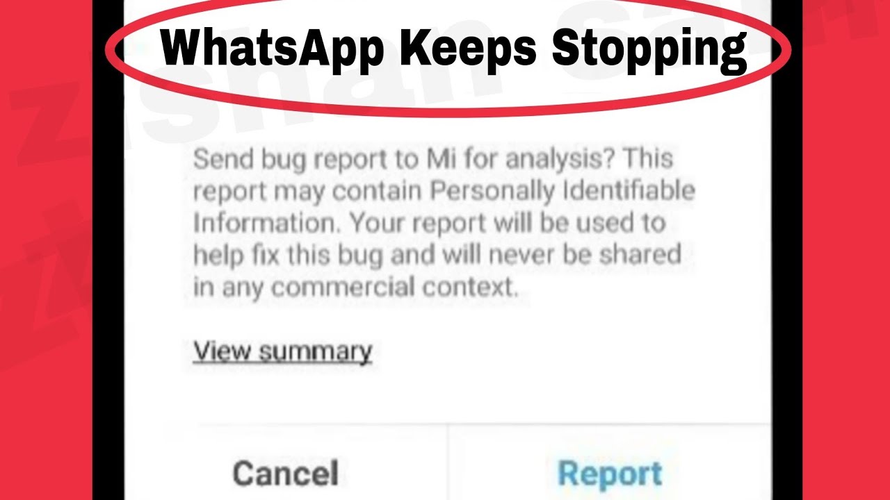 How To Fix WhatsApp Keeps Stopping Problem Solve in Android
