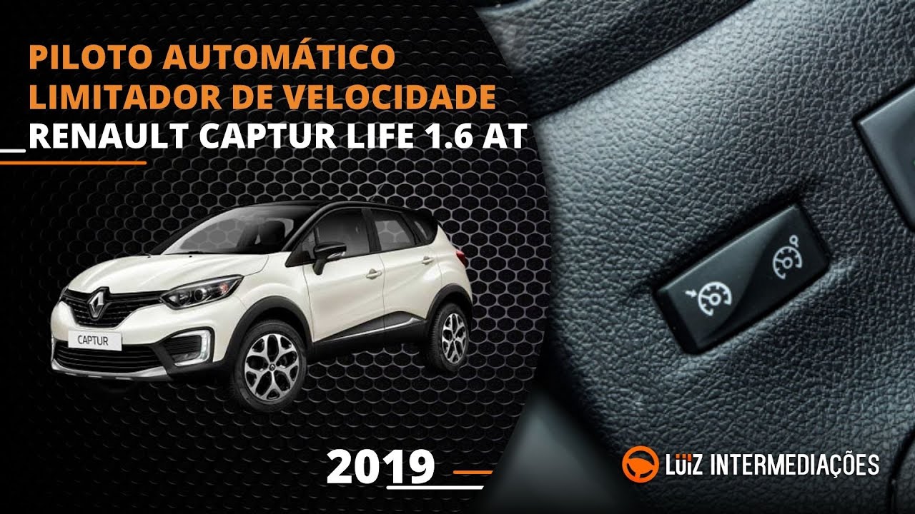 Piloto automático | Limitador de velocidade | RENAULT CAPTUR LIFE 1.6 AT 2019