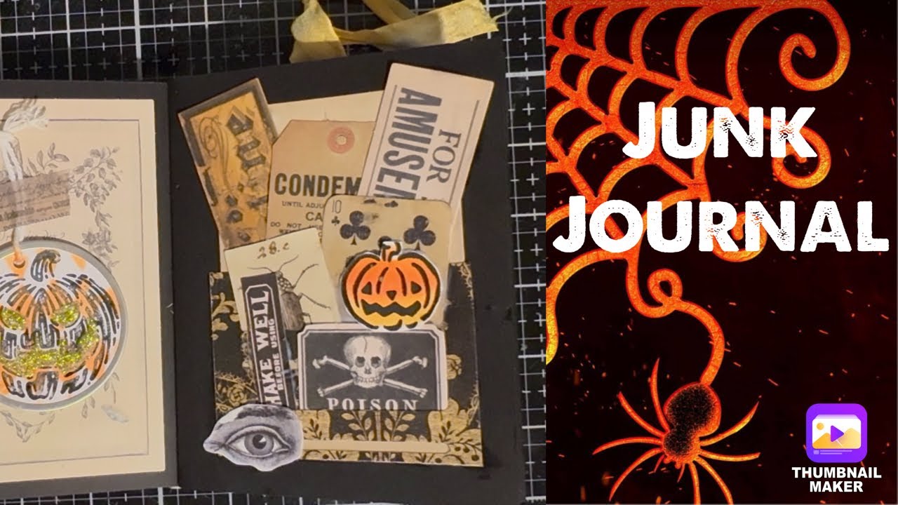 D2 Spooktacular Crafts & Makes: Тим Хольц Idea-ology: Слои и одноразовые вещи. Журнал-мусор: Хэлл...