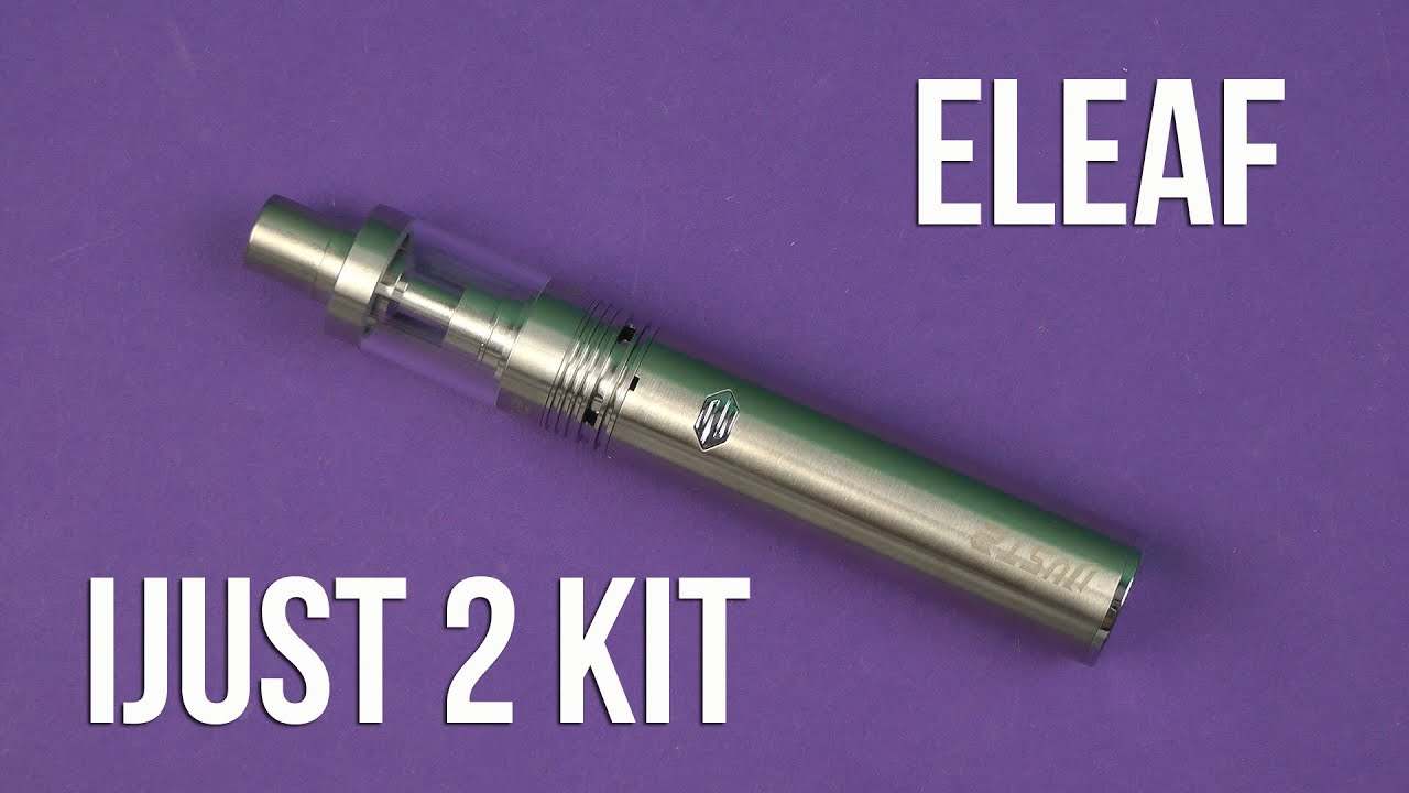 Распаковка Eleaf iJust 2 Kit Silver EIJ2KSL