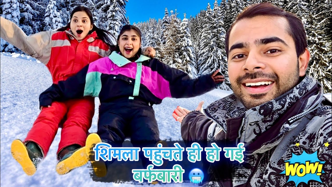 शिमला पहुंचते ही हो गई बर्फबारी 🤩😍 Family Vlogs | Keshav Shashi Vlogs