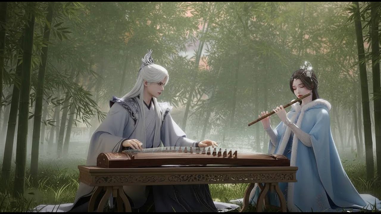 Chinese Flute x Pipa Fusion – Calm Night Breeze | Relaxing Instrumental