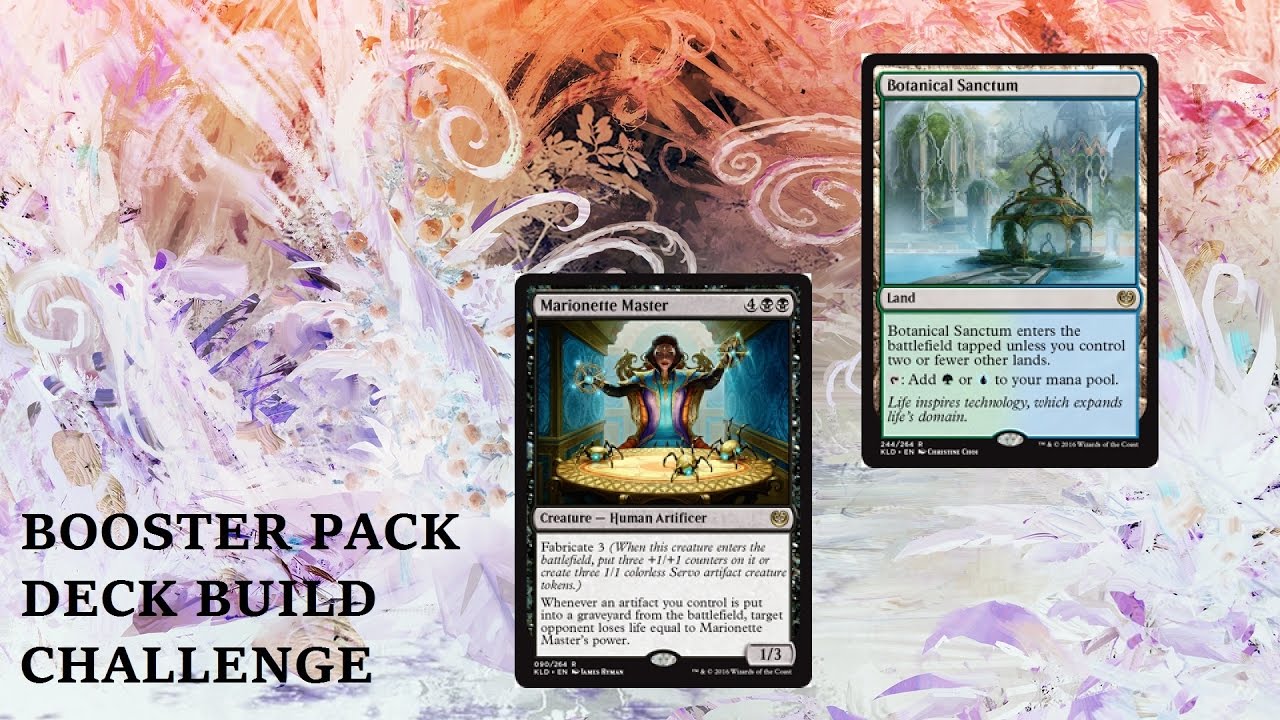 Deck build challenge ft. Marionette Master & Botanical Sanctum