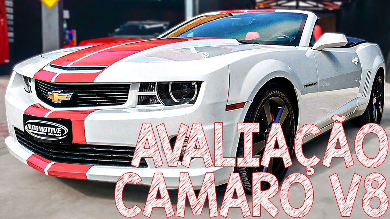 Avaliação Camaro Conversível V8 - UM ANIMAL autêntico muscle car moderno!!! Carro Chefe
