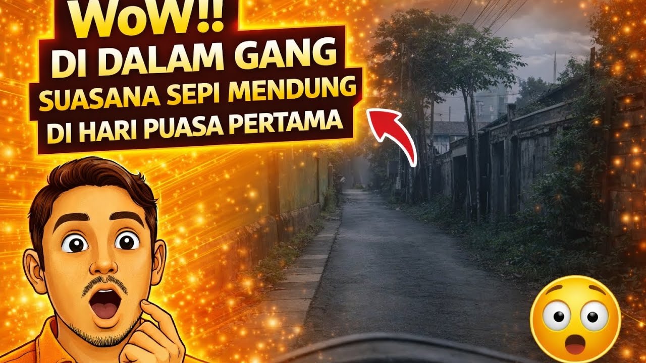 Suasana hari pertama puasa di jakarta
