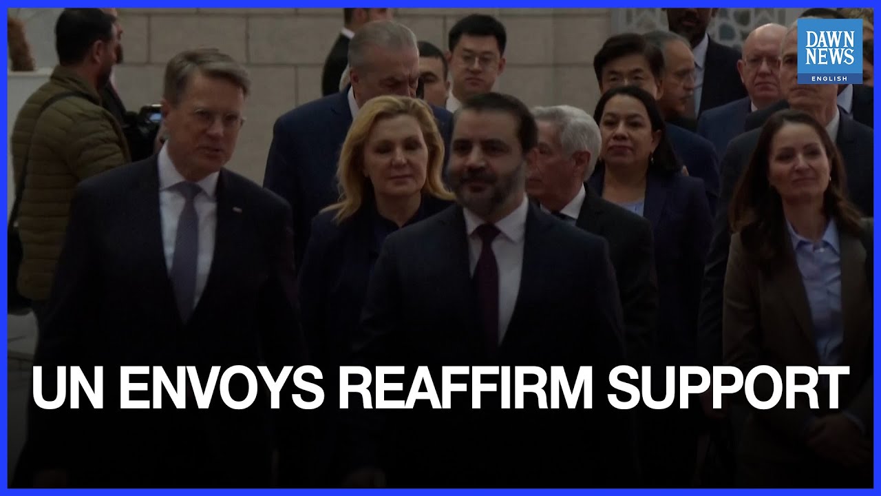 UN Security Council Envoys: &ldquo;International Community Supports Syria&rdquo;