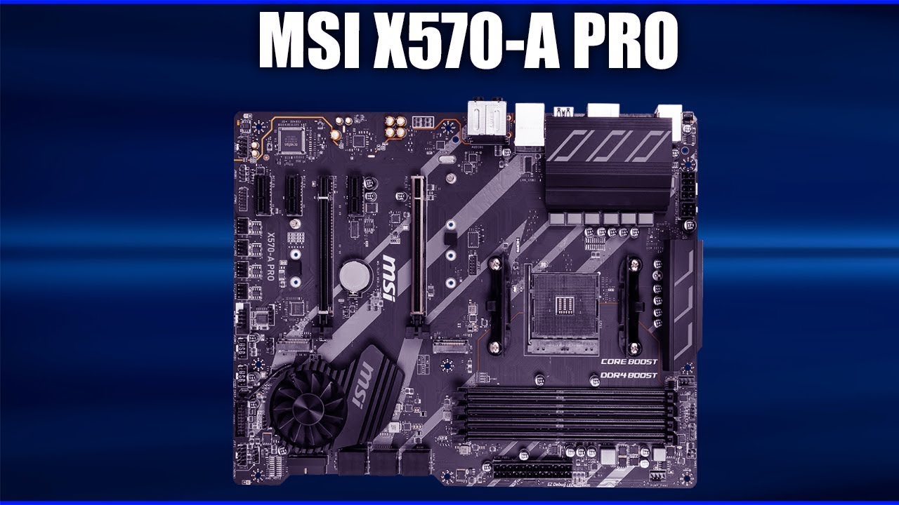 Материнская плата MSI X570-A PRO