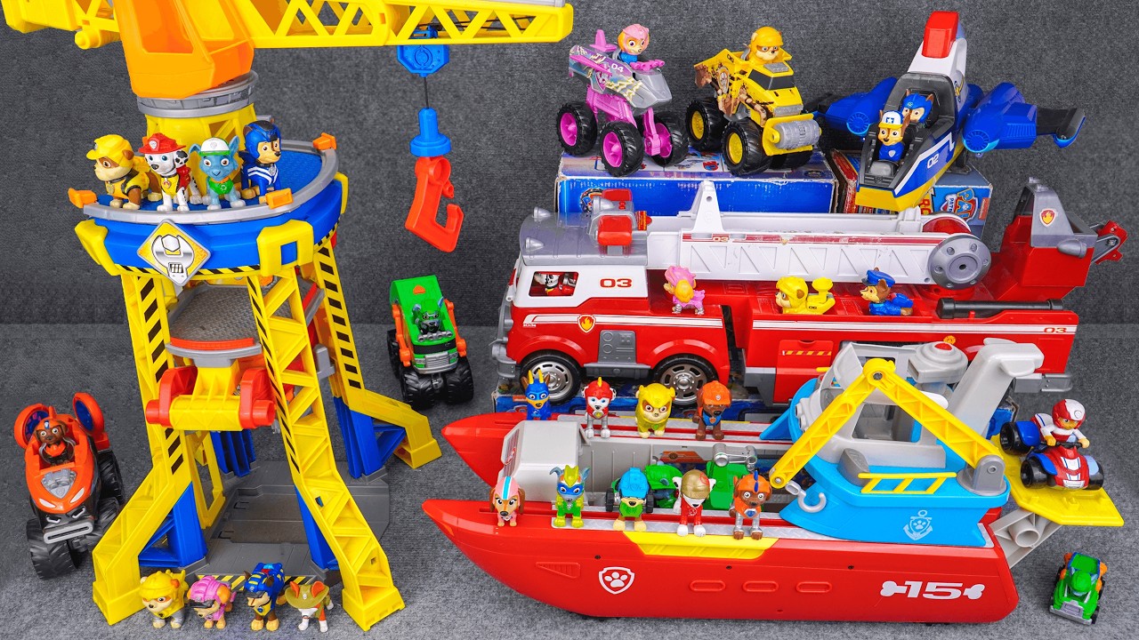 Paw Patrol MEGA Fleet Unboxing! 🐾🚓 Which Truck Is The Coolest? | Paw Patrol Unboxing ASMR #pawpatrol