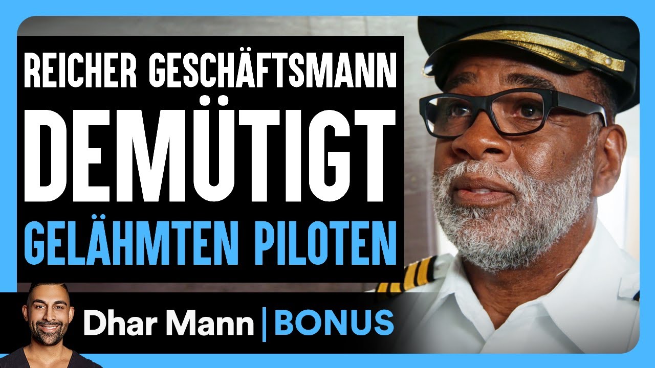 Ein Reicher Geschäftsmann Demütigt EINEN GELÄHMTEN PILOTEN | Dhar Mann Studios Bonus