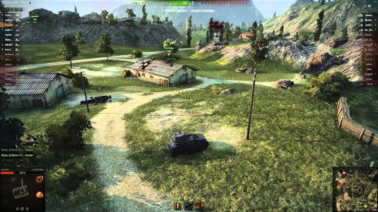 Kymeshu juega a World of Tanks