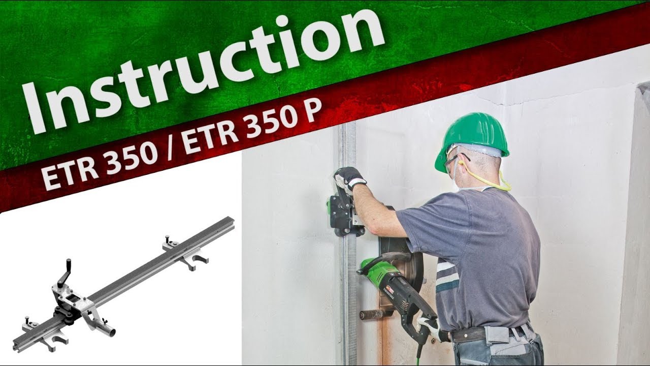 INSTRUCTION: ETR 350.1 P / ETR 400.1 P - System of guide rails