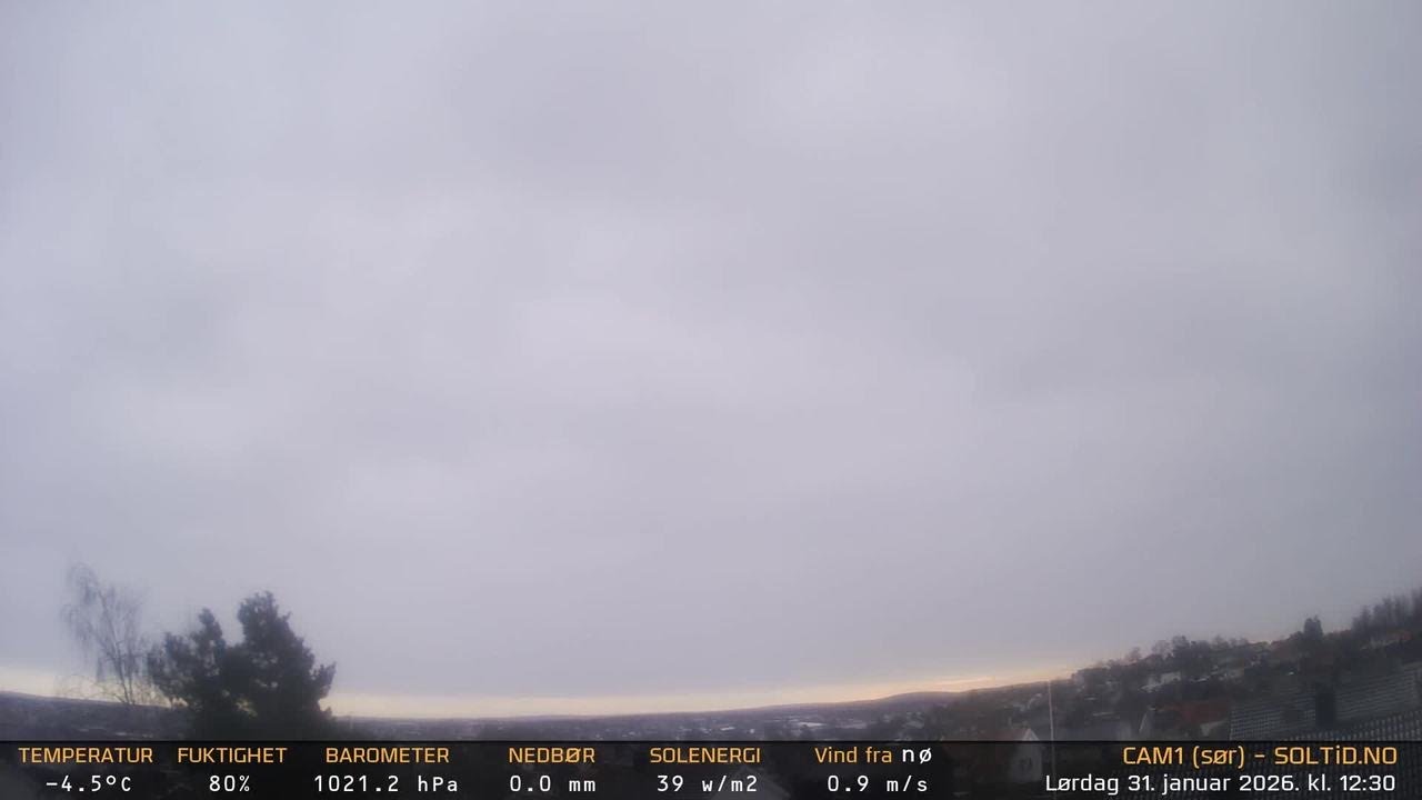 Timelapse Cam 1 - 31. januar 2026