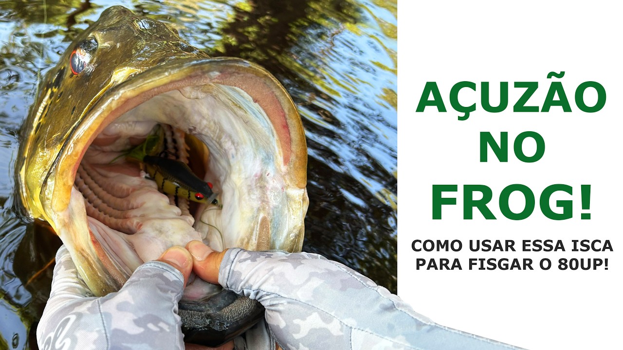 PESCARIA NO XERUINI DE AÇU COM FROG!