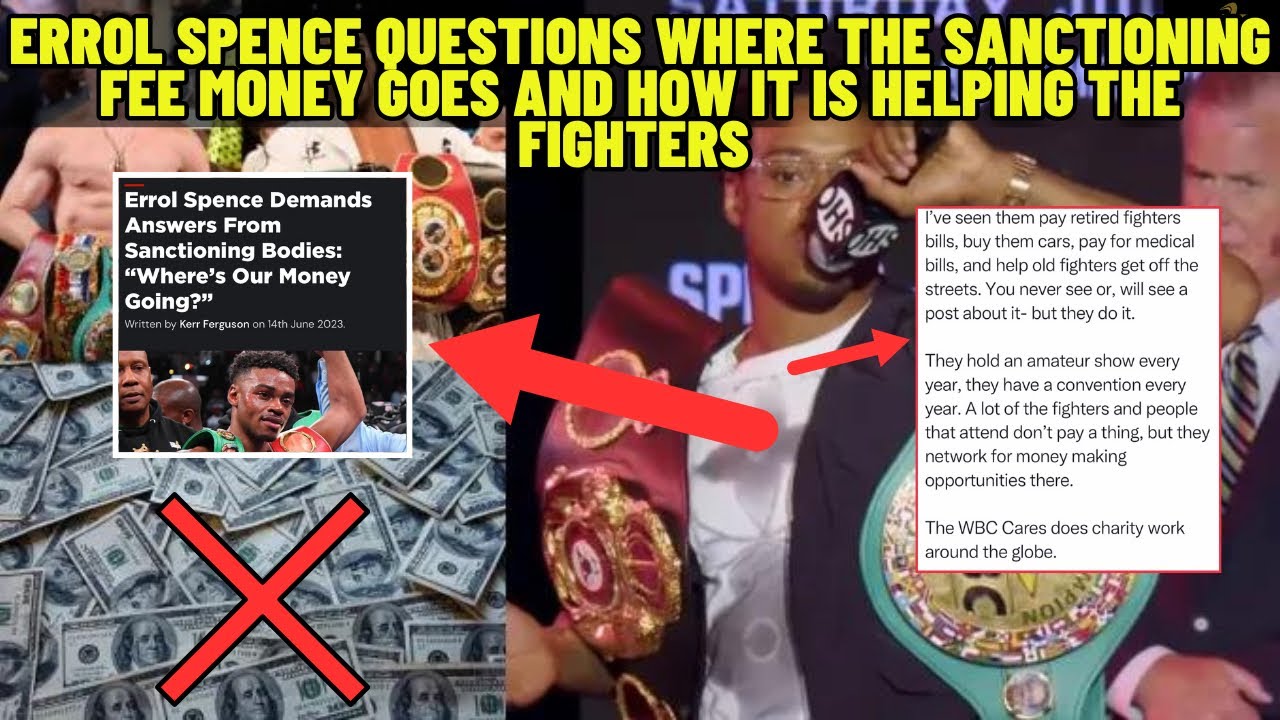 Errol Spence QUESTIONS Sanctioning Body FEES #sports #boxing #youtube #news #videos #viral