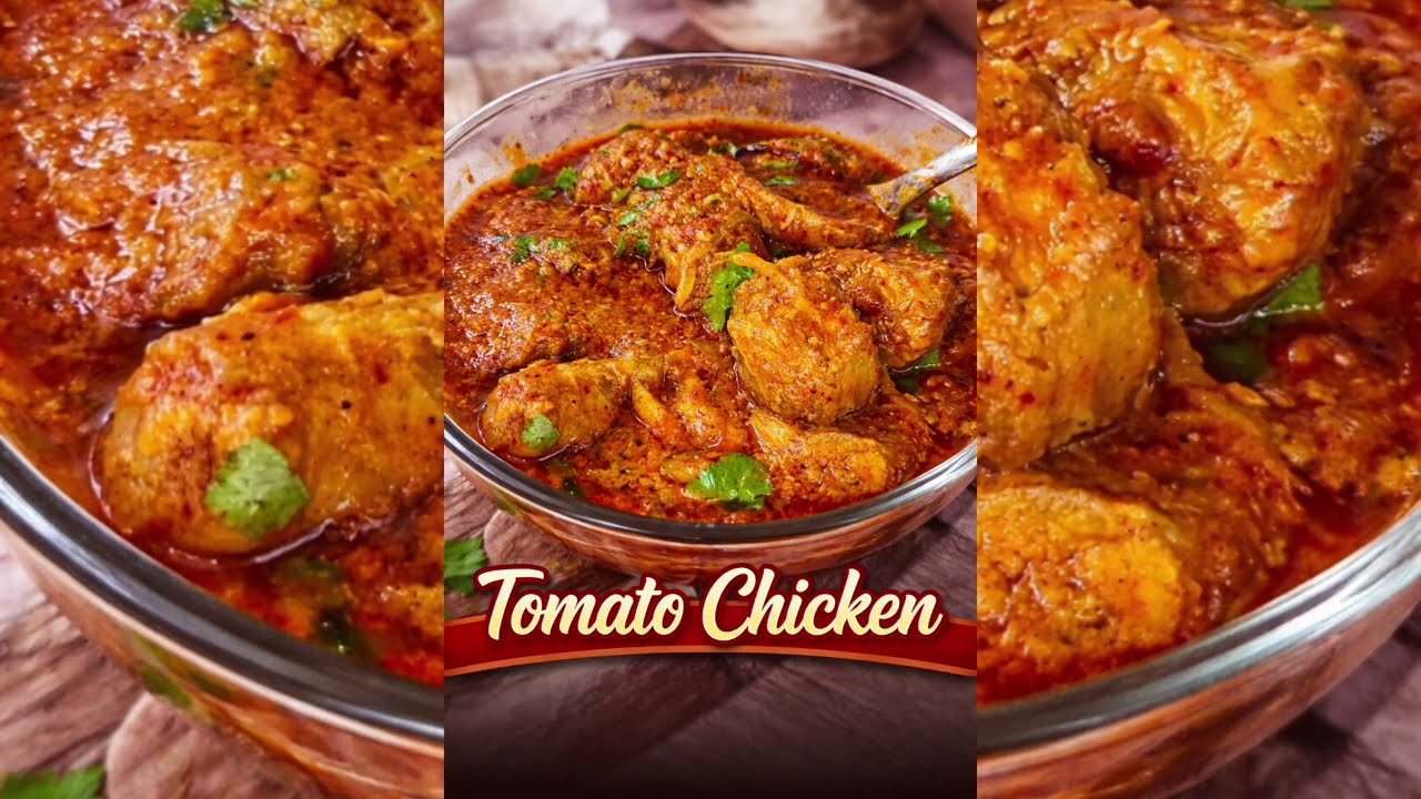 🍅 Tomato Chicken Recipe | Easy & Tasty Chicken Curry at Home