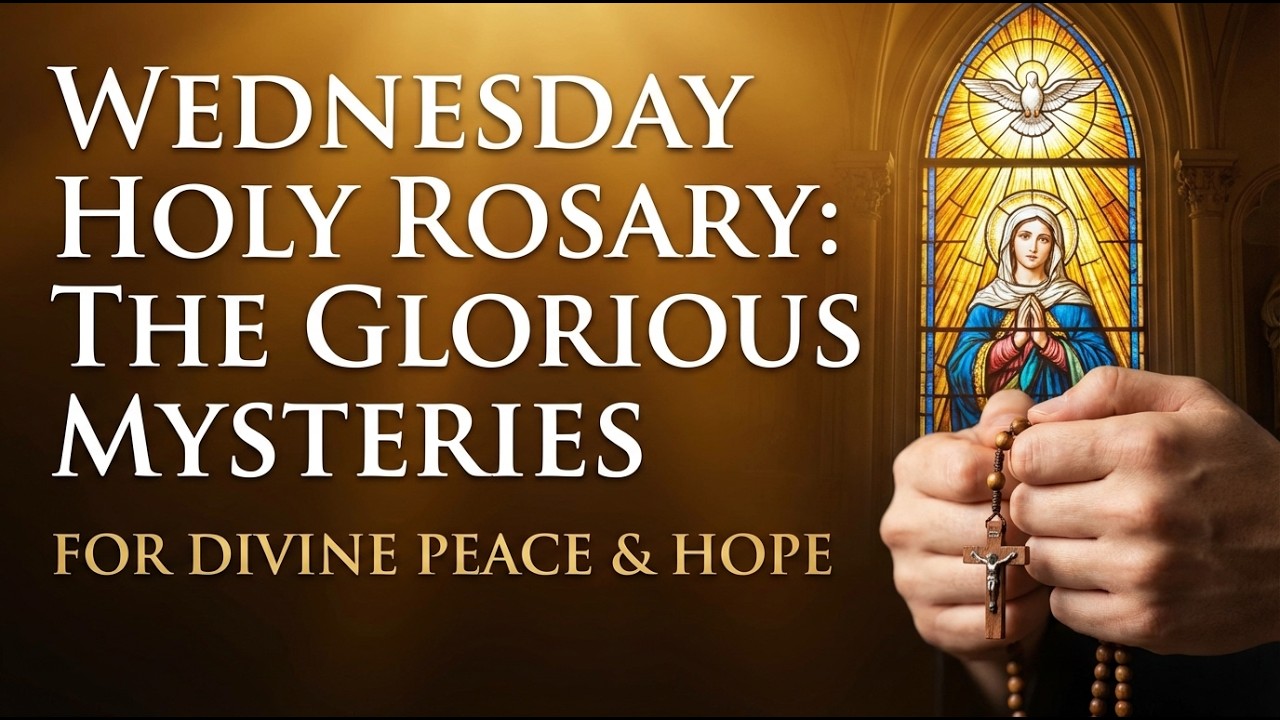 Wednesday Holy Rosary: The Glorious Mysteries for Divine Peace & Hope