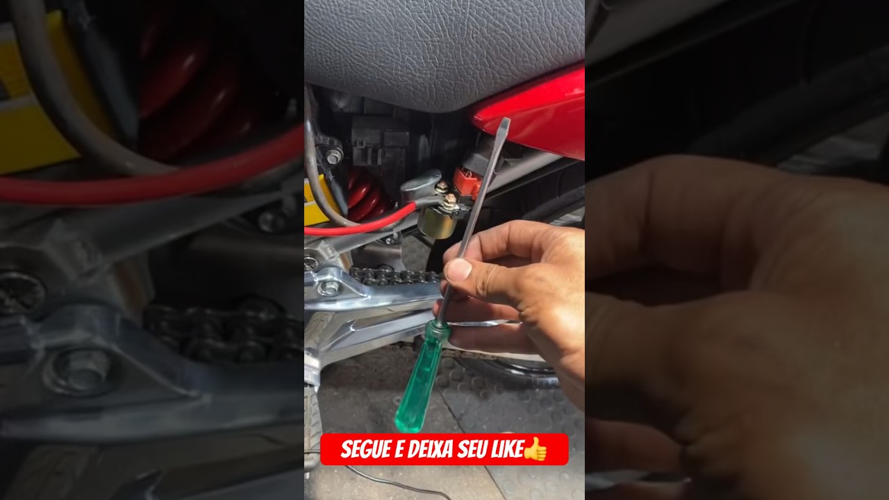 Como testar rel&eacute; de partida #moto#tutorial #mecanica #titan150 #titan160 #titan125 #twister