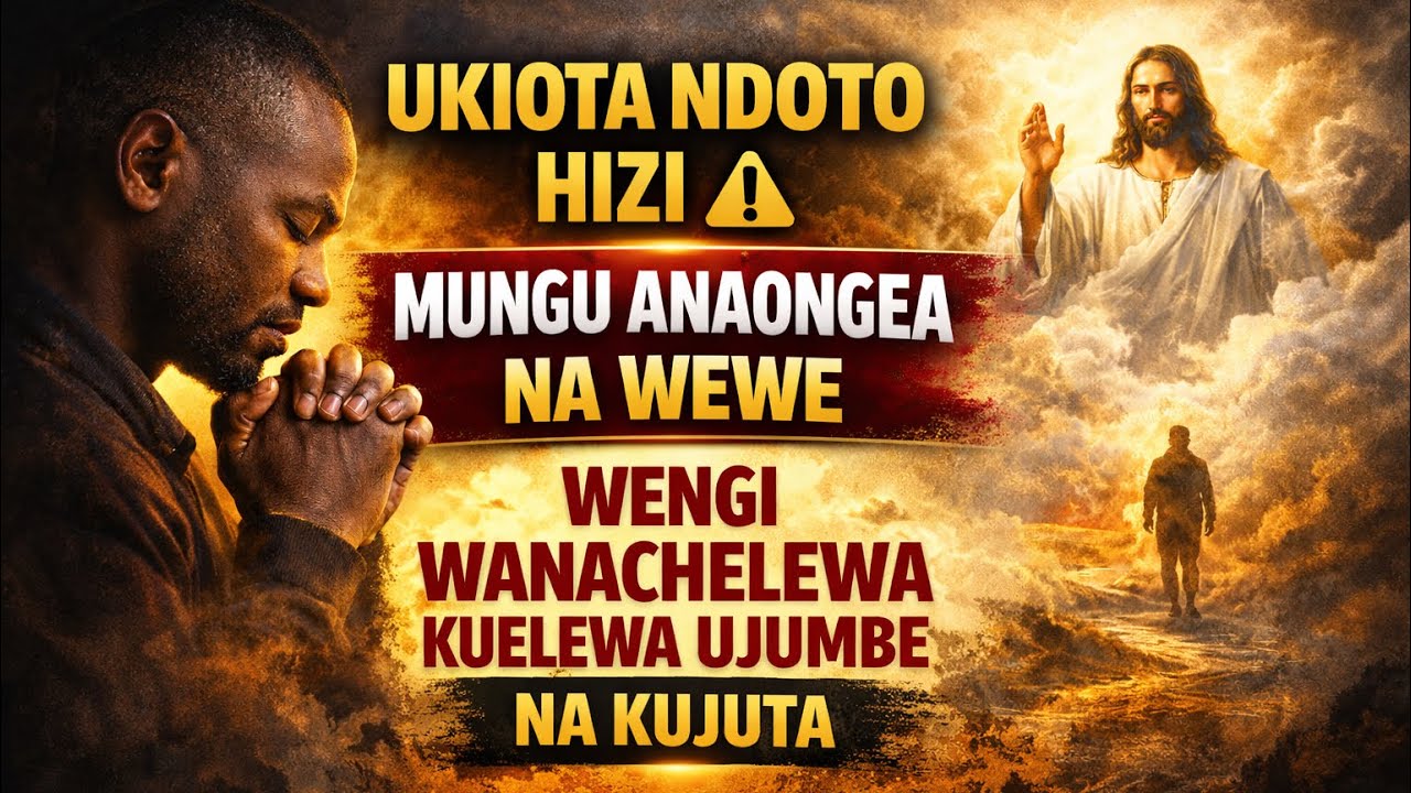UKIOTA NDOTO HIZI JUA MUNGU ANAONGEA NA WEWE USIPUUZE WENGI WANAJUTA!!.