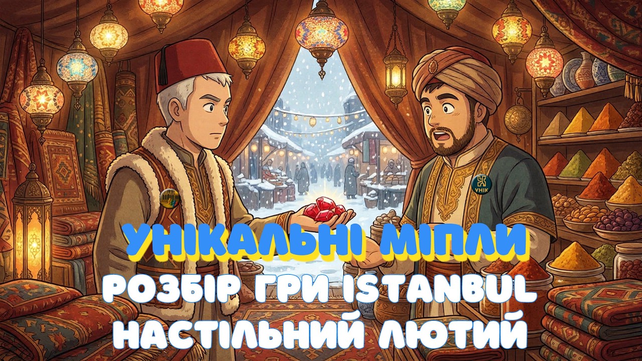 Унікальні Міпли 18: Розбір гри Стамбул: Повне видання