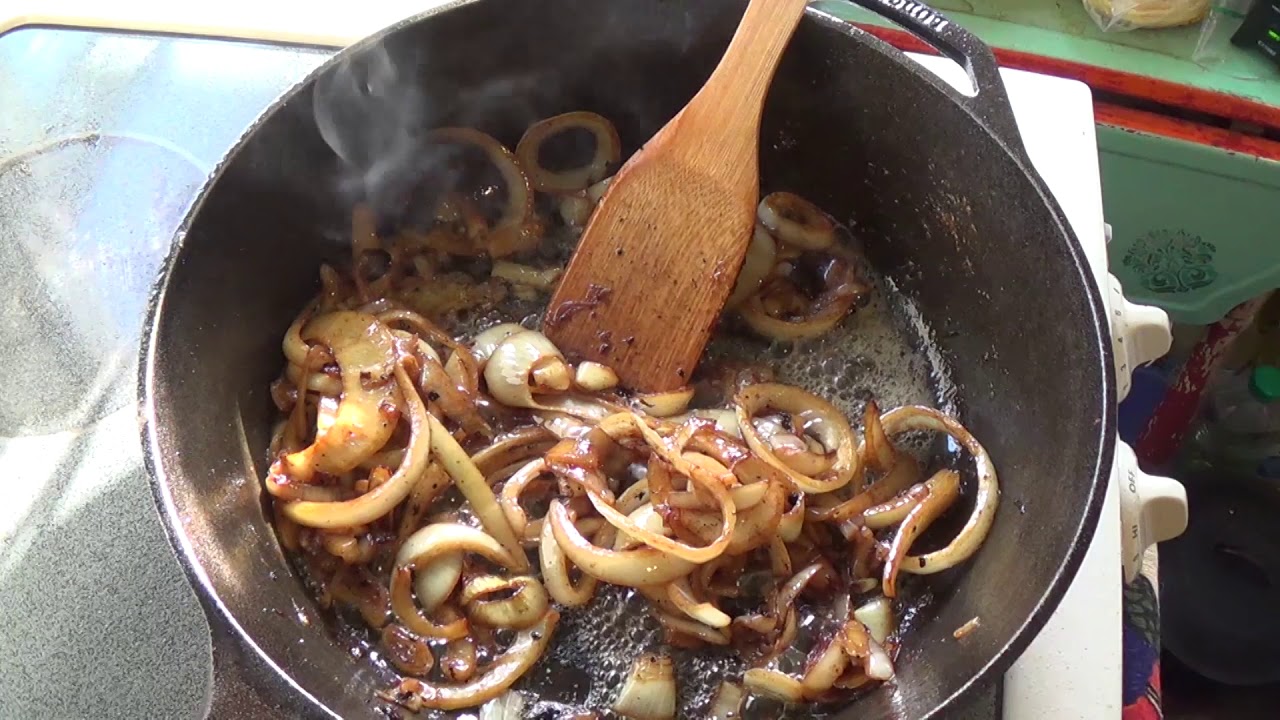 SMOTHERED PORK CHOPS In Onion Gravy.